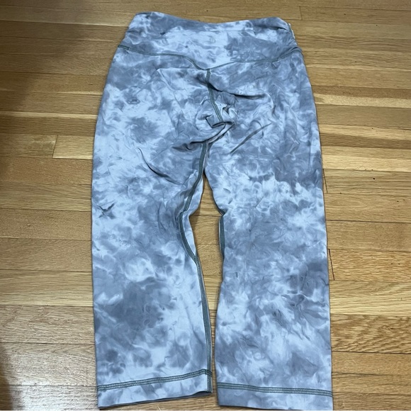 Lululemon Align 21” Cross Waist Diamond Stargaze Pitch Gray 8 - Picture 8 of 12